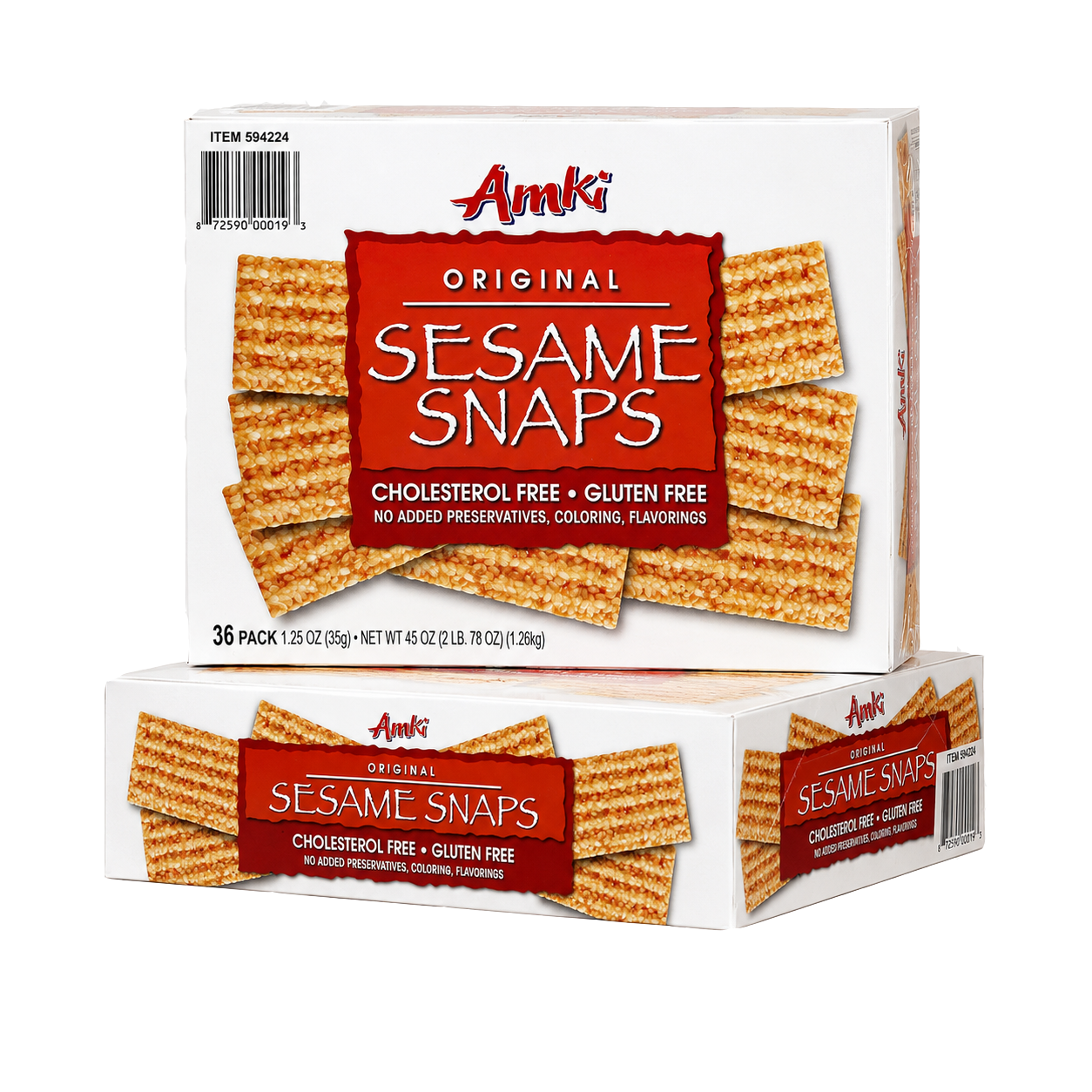 AMKI Sesame Snaps Snack bars