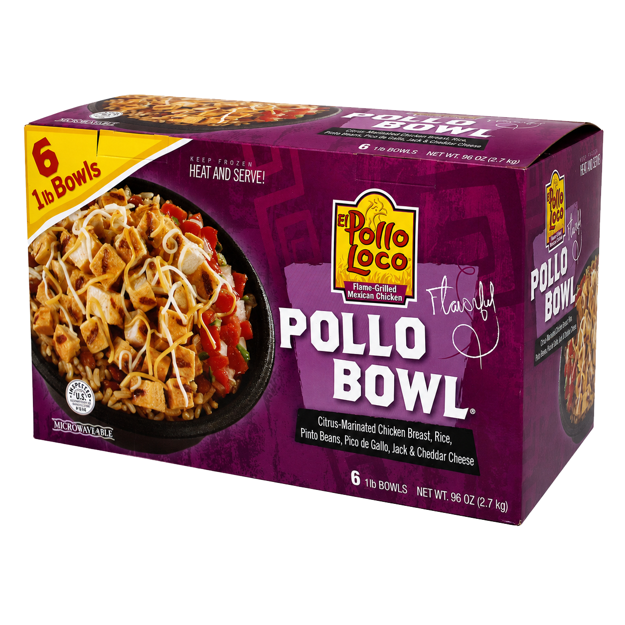 El Pollo Loco Frozen pollo bowl