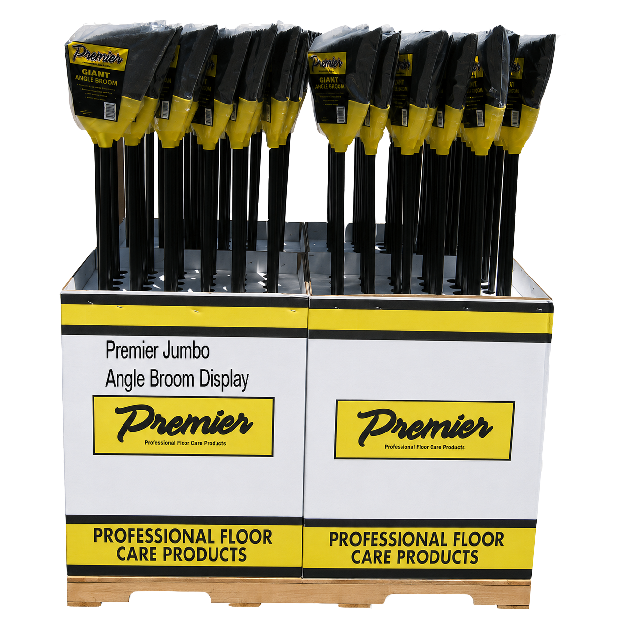 Premier Angle broom display